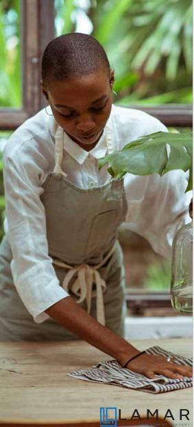 Careful surface cleaning